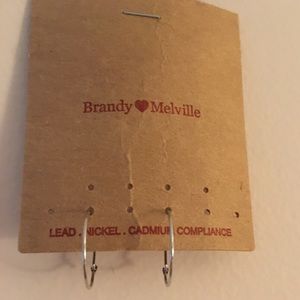 Brandy Melville hoop earrings